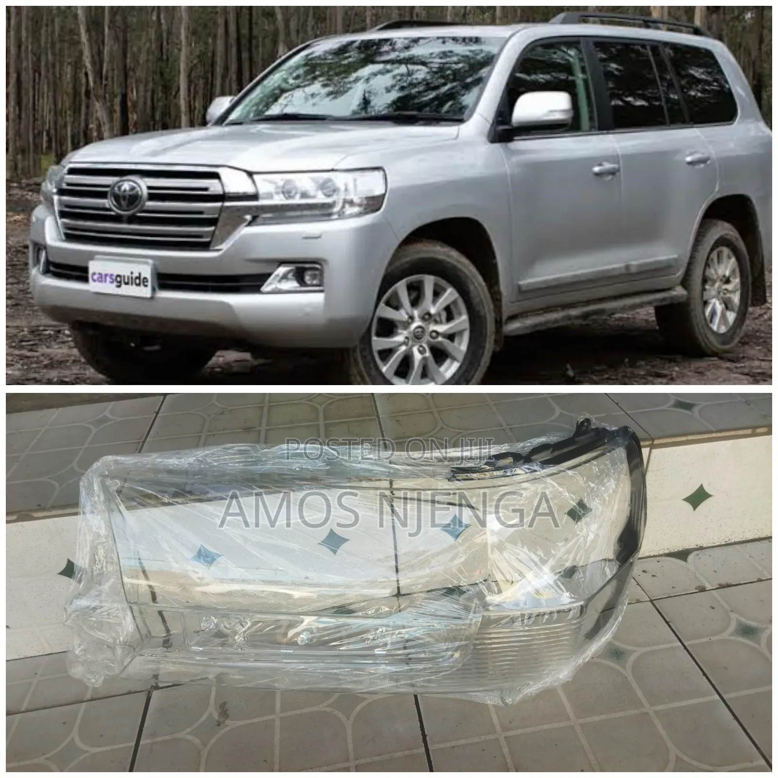 Toyota Land Cruiser 200 Series Headlight Lens