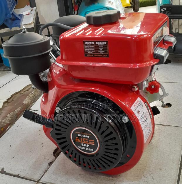 8hp Aico Diesel Powered Engine With Pulley - thumbnail 3