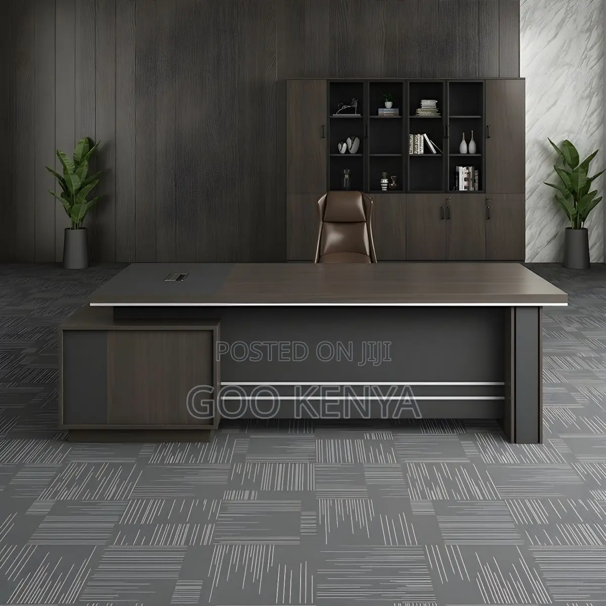 Office Desk ; 1.8cm L. Shaped Luxury Executive Desk