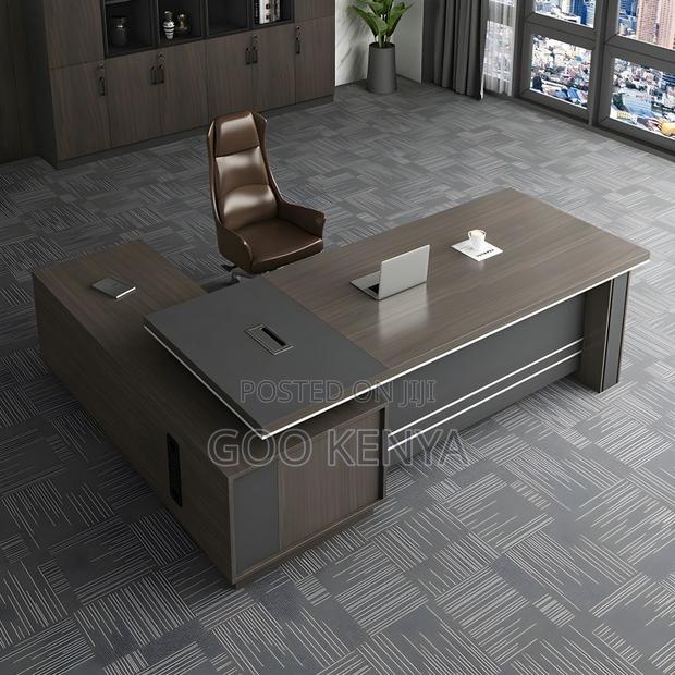 Office Desk ; 1.8cm L. Shaped Luxury Executive Desk - thumbnail 6