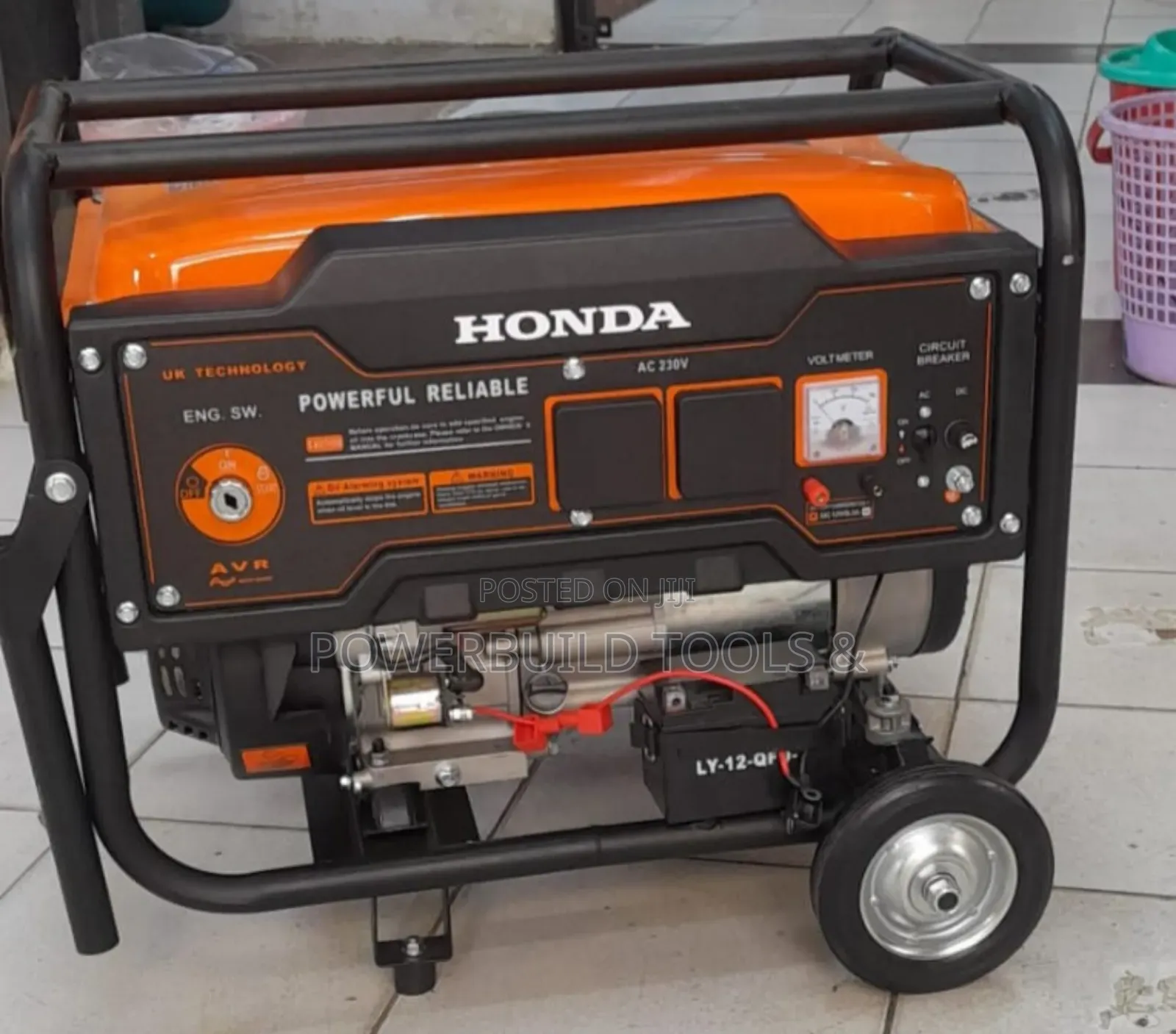 Honda 6.5kva Petrol Generator 13hp Keystart