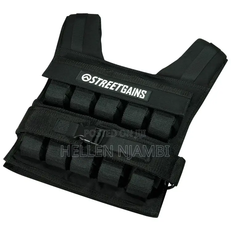 Black Tactical Adjustable Body Armour Vest