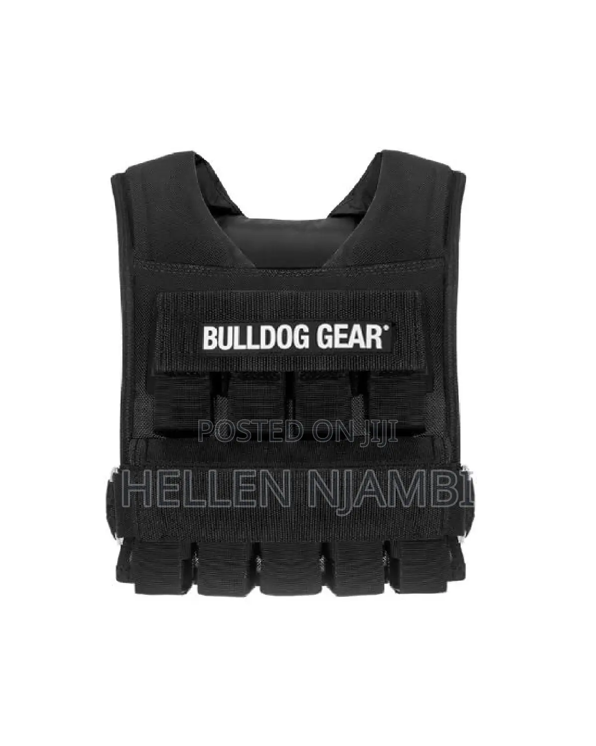 Black Tactical Adjustable Body Armour Vest
