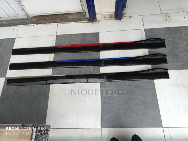 Universal Side Skirts – Choose Black Red, Blue Or Plain
