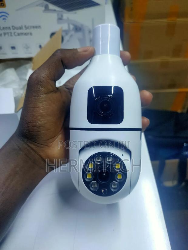 Bulb Camera Dual Lens With Wifi Connection - thumbnail 2