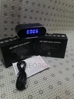 Hd Clock Wifi Camera With 2way Audio.