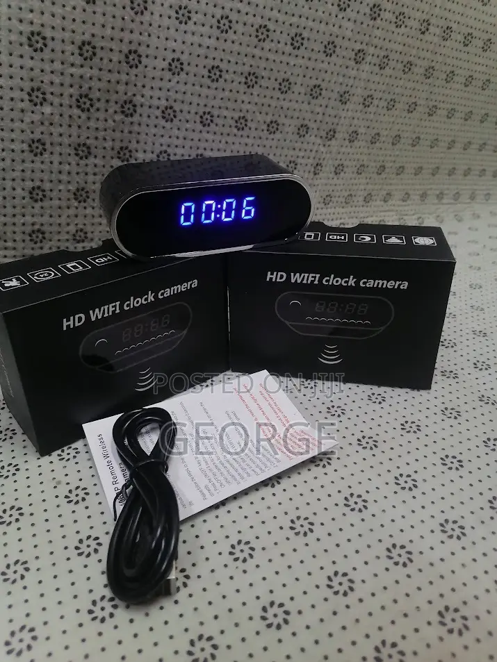 Hd Clock Wifi Camera With 2way Audio.