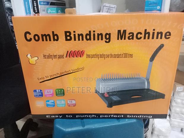 Comb Binding MachineA4 Size Available - main view