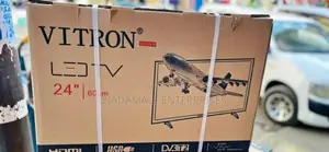 Vitron 24 Inches Ac/Dc Brown Box Tv Htc2418