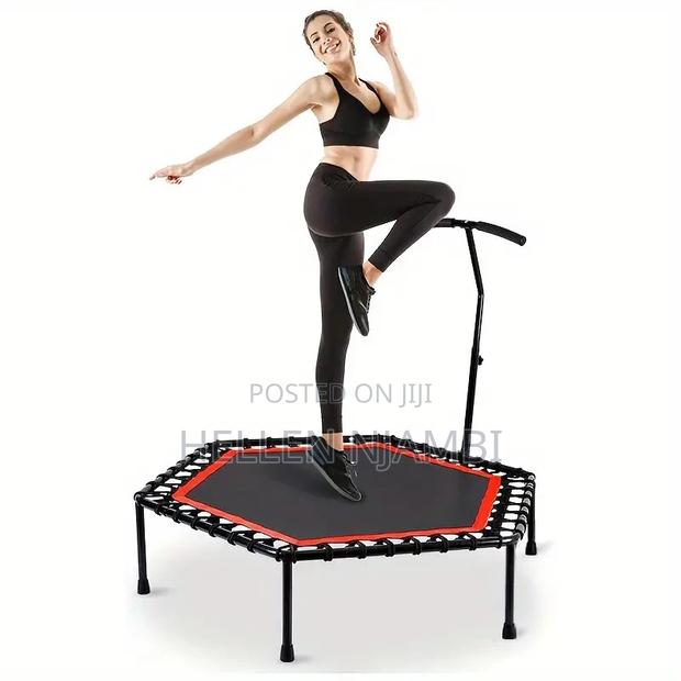 45inch 110cm Hexagonal Trampoline With a Handle