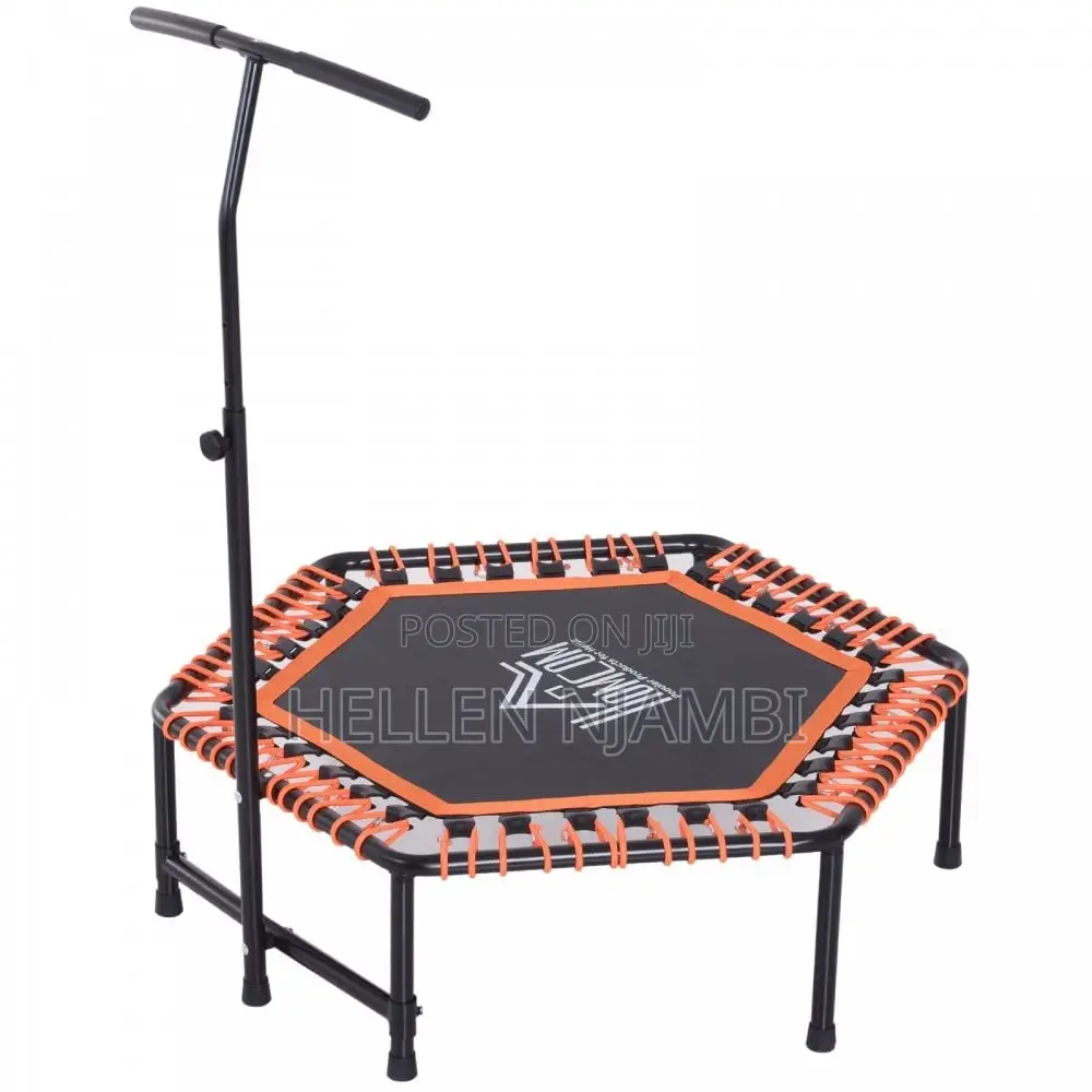 Hexagonal Trampoline 45" 110cm With Adjustable Handle