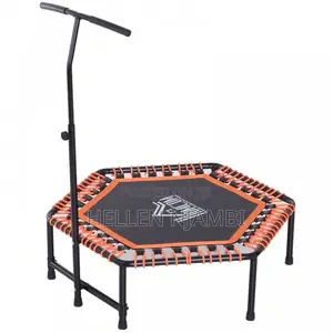 Hexagonal Trampoline 45" 110cm With Adjustable Handle