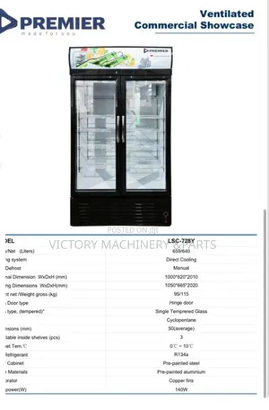 Premier Showcase Chiller Machine 728l