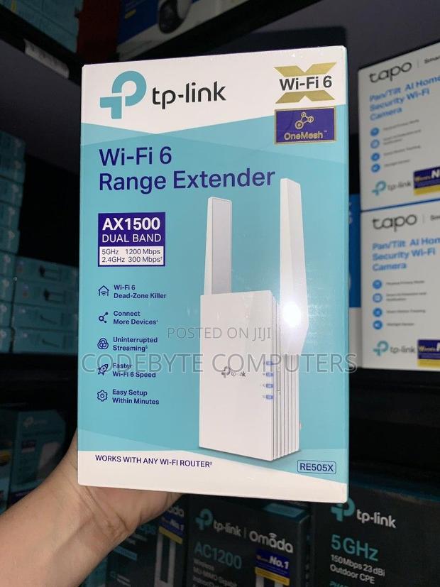 Tp-link Ax1500 Re505x Wi-fi Range Extender Tl-re505x - main view