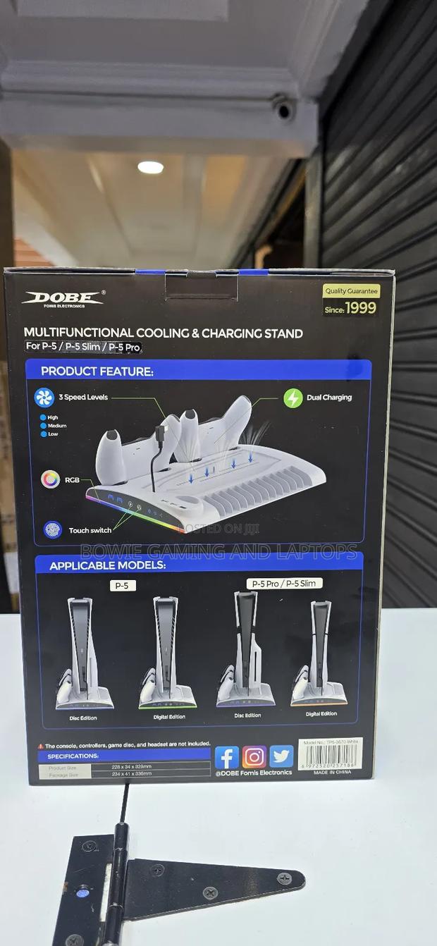 Dobe Multifunctional Cooling Charging Stand for Ps5 - thumbnail 2
