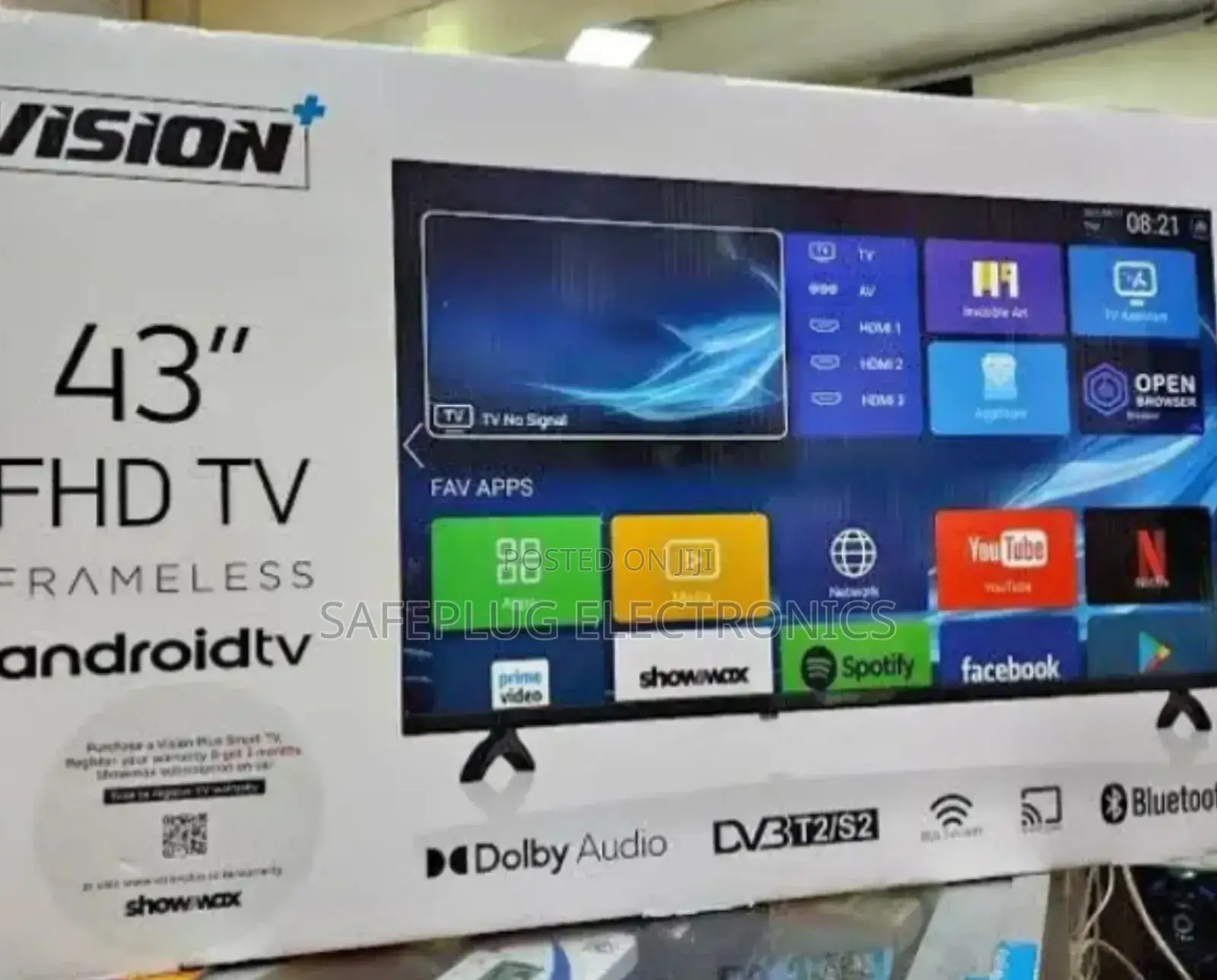 Tv Vision Plus 43" 4388fs, Smart Android Full Hd