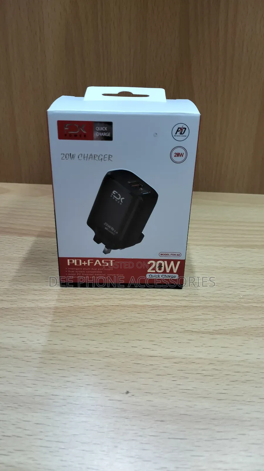 FDK 20w Super Fast Charger Adapter