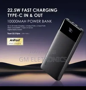 10000mah 22.5w Fast Charge Power Bank-(Opb-7100q)