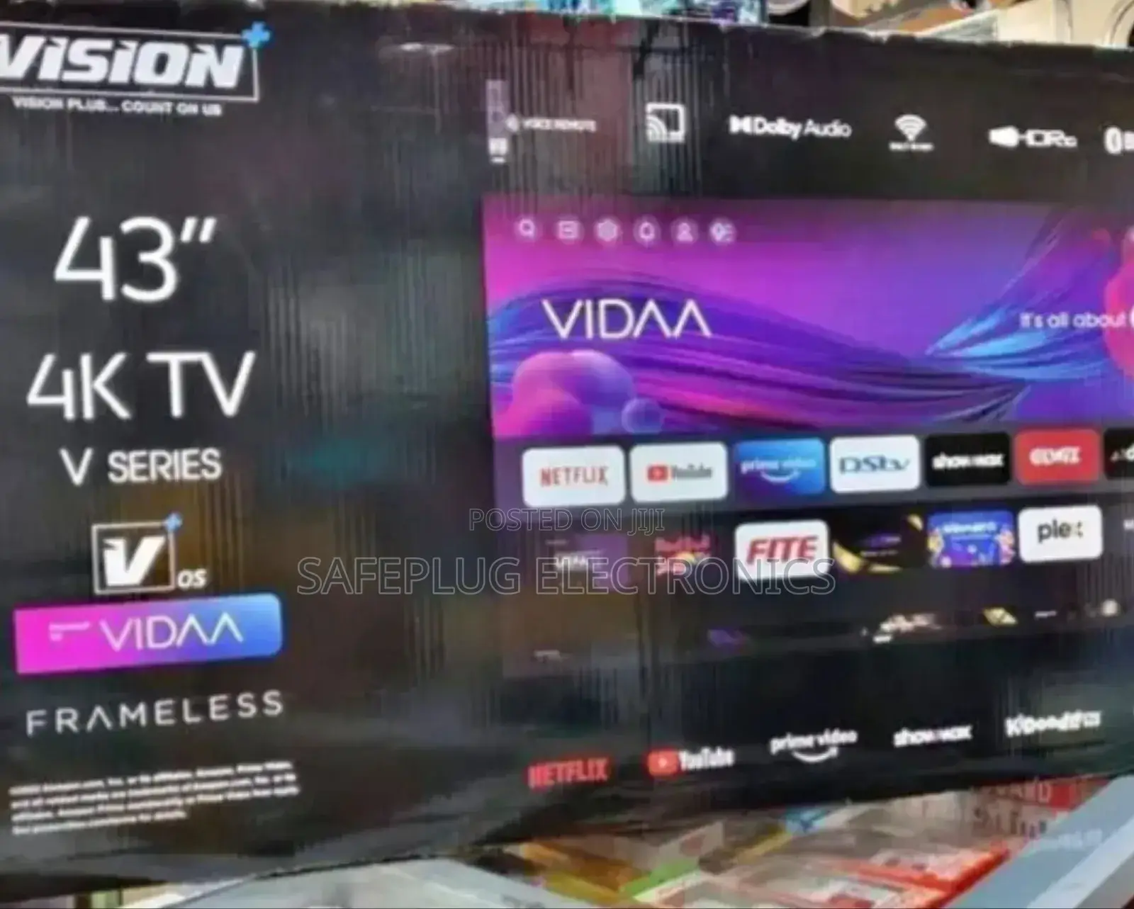 Tv Vision+ 43" V+Os Supported by Vidaa