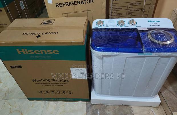 Hisense 7.5kgs Twin Tub Washing Machine