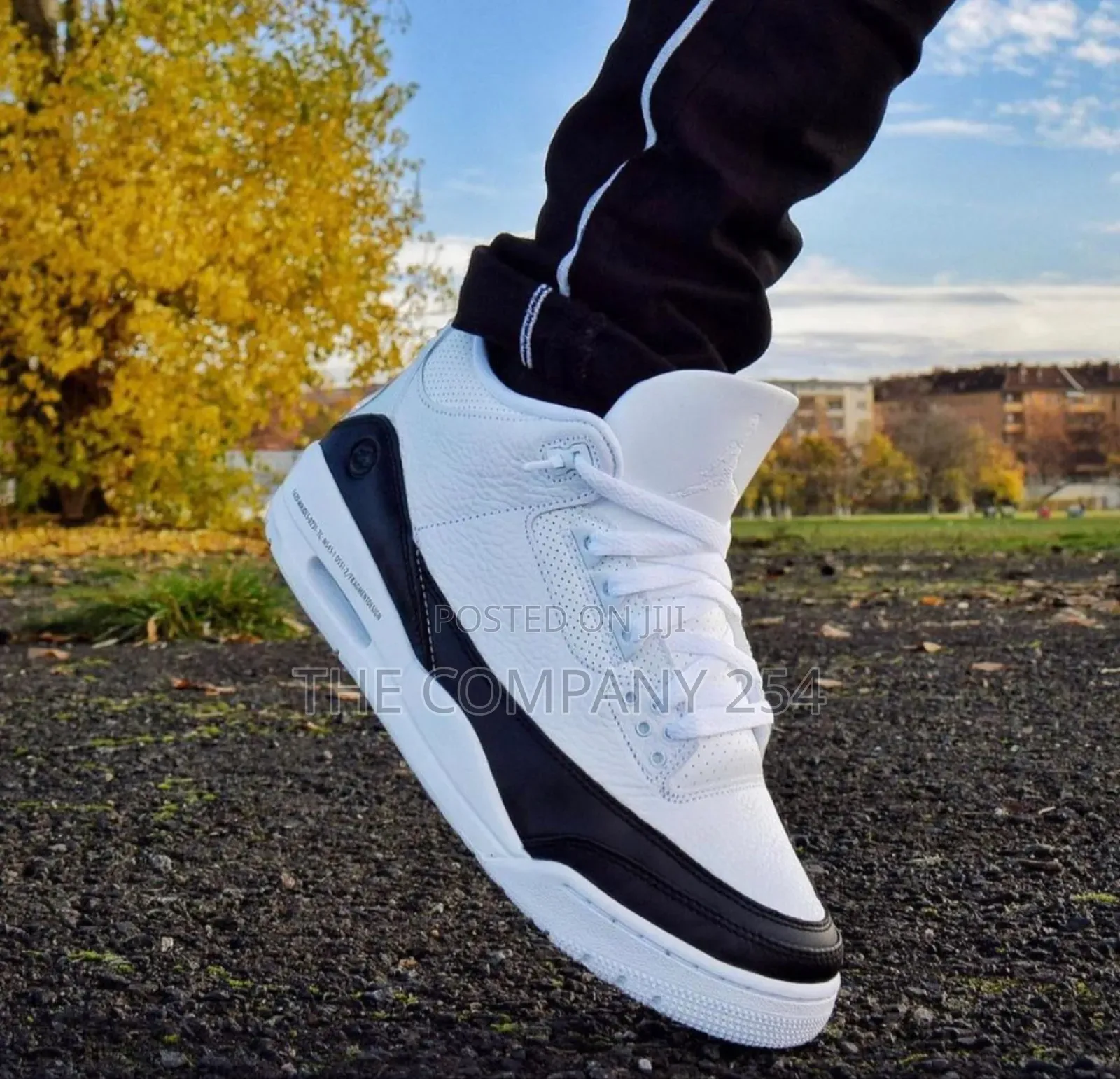Quality Leather Black and White Jordan Retro Sneaker Shoes