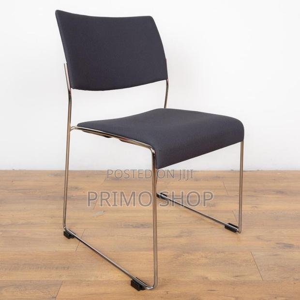 Office Chair; Fancy Polished Frame Office Chair - thumbnail 3