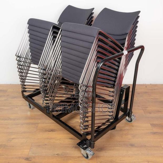 Office Chair; Fancy Polished Frame Office Chair - thumbnail 5