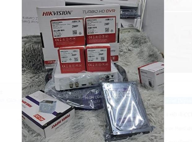 Complete System Kit of 4 Cameras 2mp Turbo Hd Offers 24/7 Surveillance