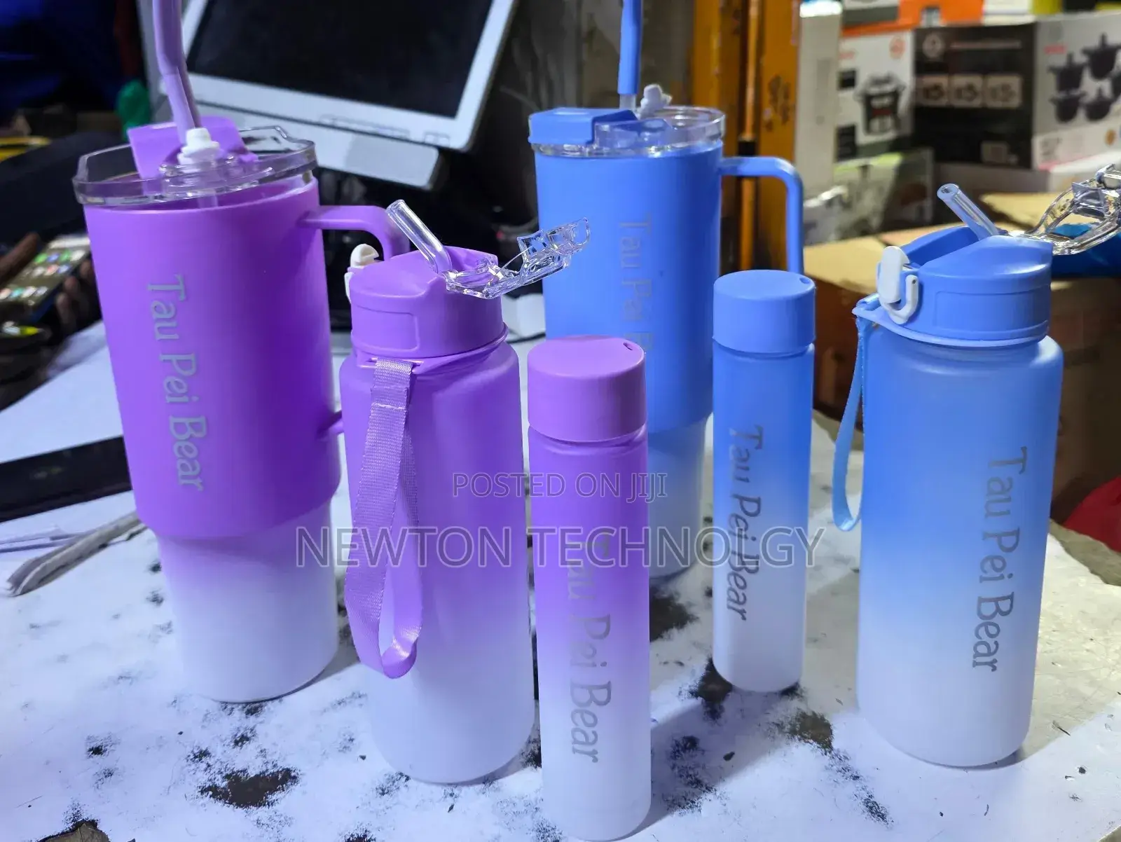 3 in 1 Tau Pei Bear Water Bottle