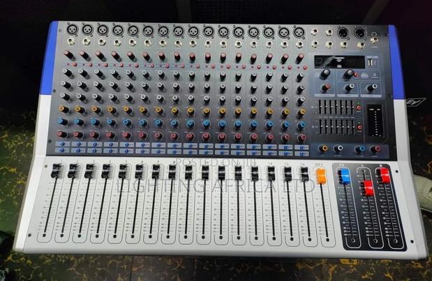 Pro 16 Channels Powered Mixer Usb/Bluetooth 2000 Watt Output - main view
