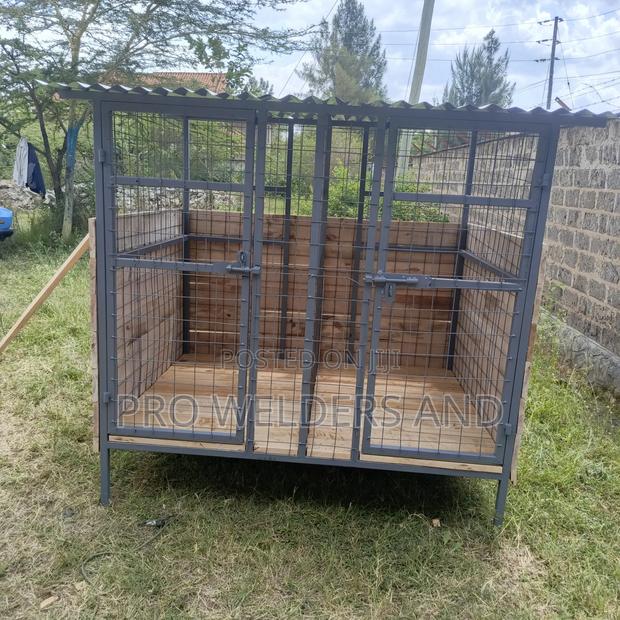 Strong Wooden Steel Kennel – Safe, Stylish Pet Shelter