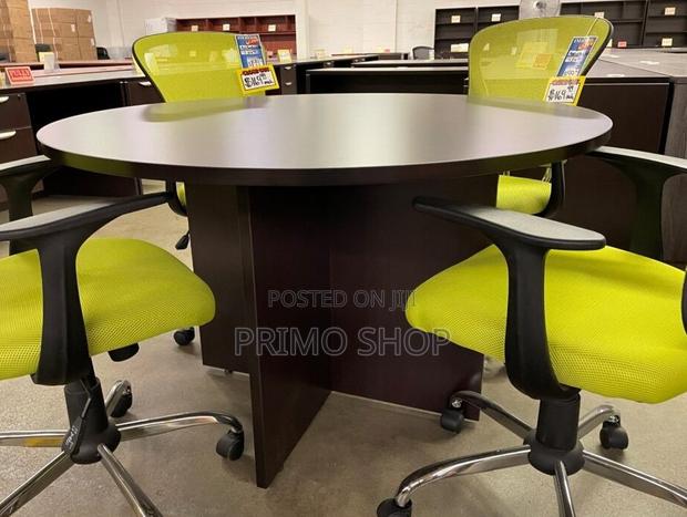 Office Table; Sturdy Polished Material Office Table - thumbnail 2
