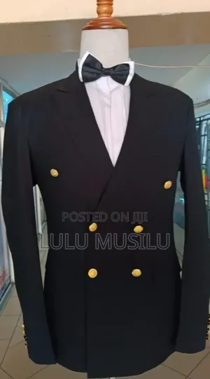 Men's Bespoke Double-Breasted Official Suit