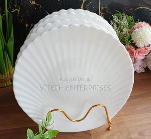6 Pc Shell Plates White - thumbnail 2