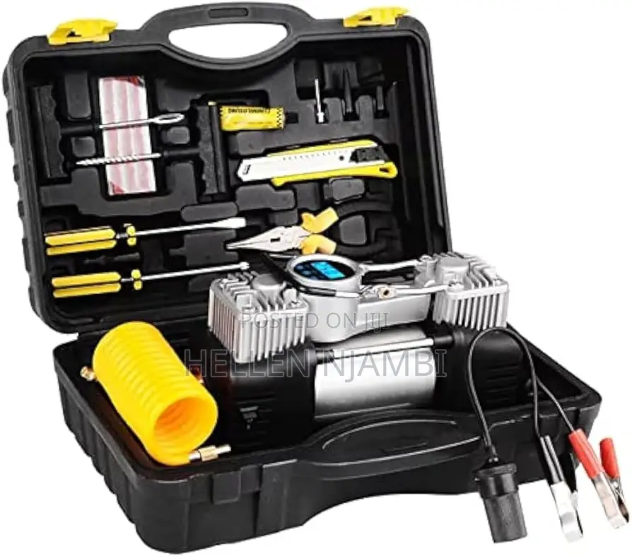 2 Cylinder Air Compressor (With Tools)