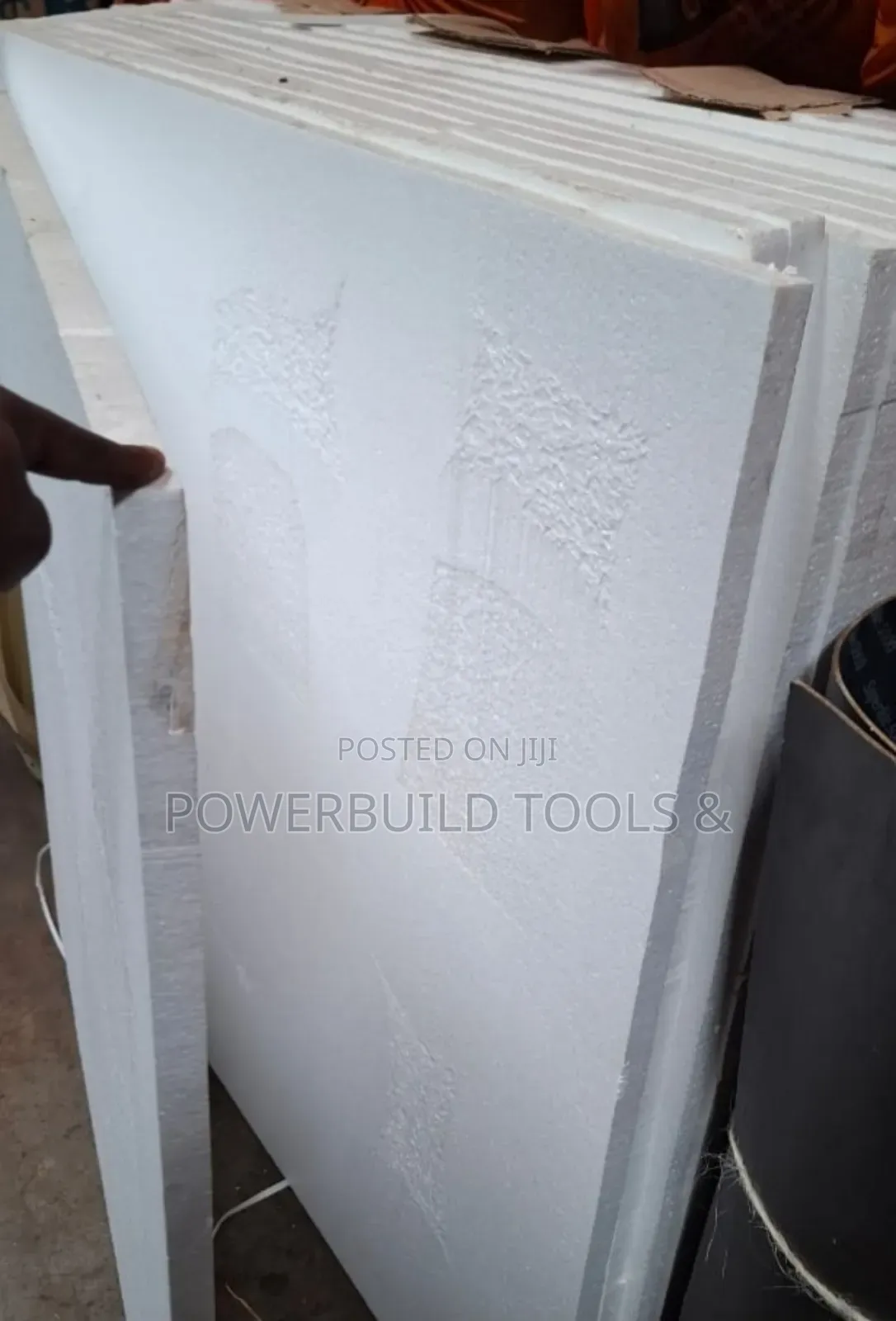 White Flexible Styrofoam 20mm 4ft by 4ft
