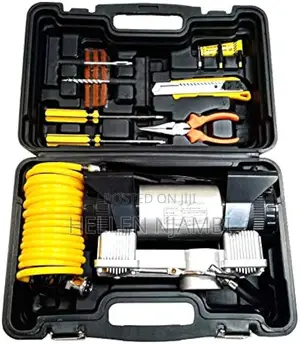 Double Air Compressor With Tools (2 Cylinder )