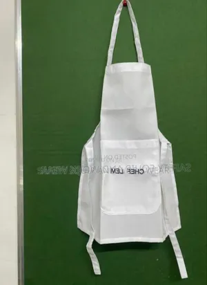 Chef Apron With A Front Pocket