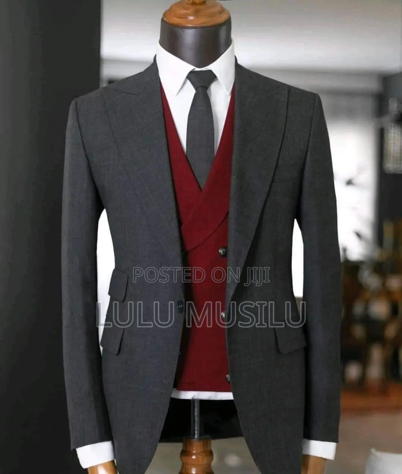 Broken Three-Piece Suit for Men