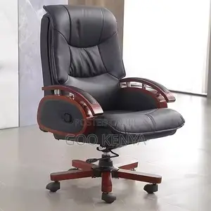Office Chair ; Leather High Back Executive Office Chair