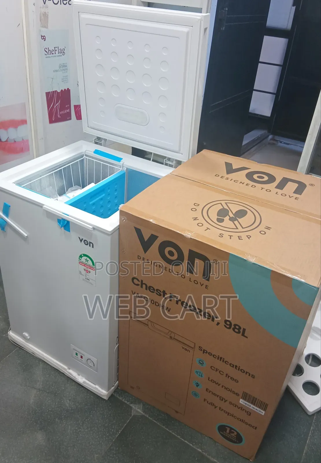 Von 98l Chest Freezer