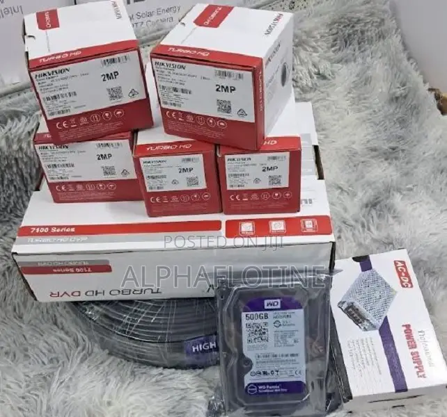 Hikvision 8 Channel CCTV Camera 500gb Western Digital