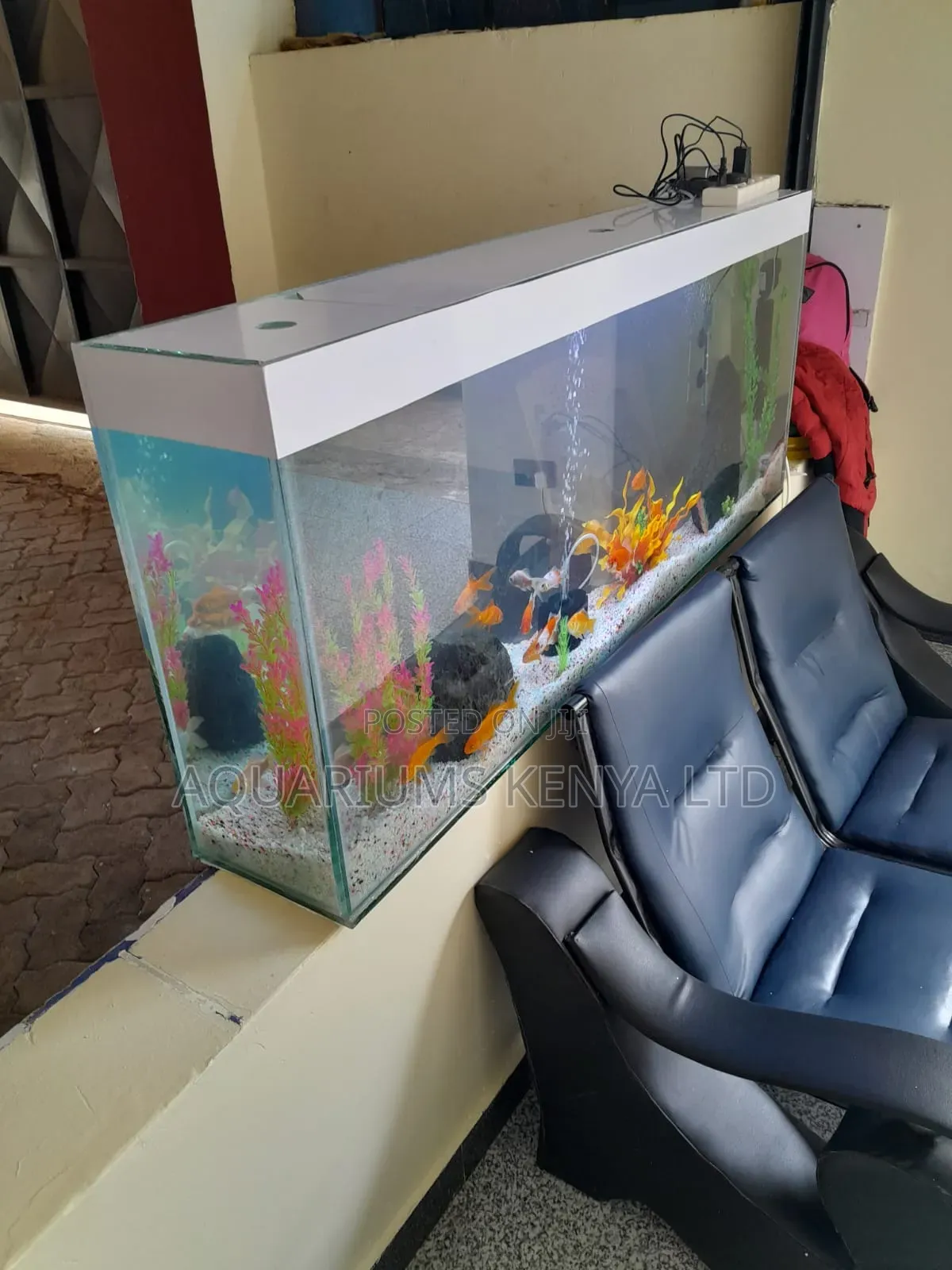 5ft Wall Divider Aquarium Complete Set