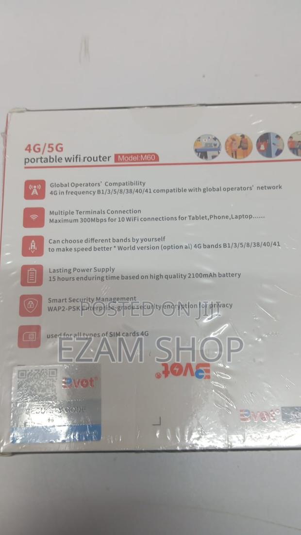 Bvot M60 4g/5g Portable Wifi Router - thumbnail 2