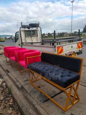 Waiting Chair and 3 Styling Chairs - main view