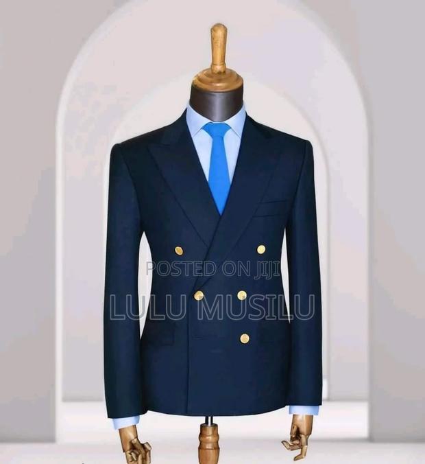 Navy Blue Double Breast Suit