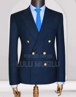 Navy Blue Double Breast Suit