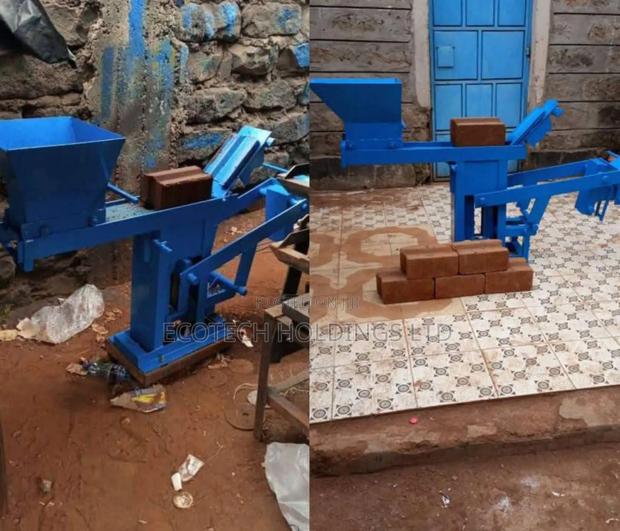 Funnel Wide Interlocking Block Making Machine - main view