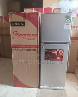 Ramtons 173l Double Door Refrigerator