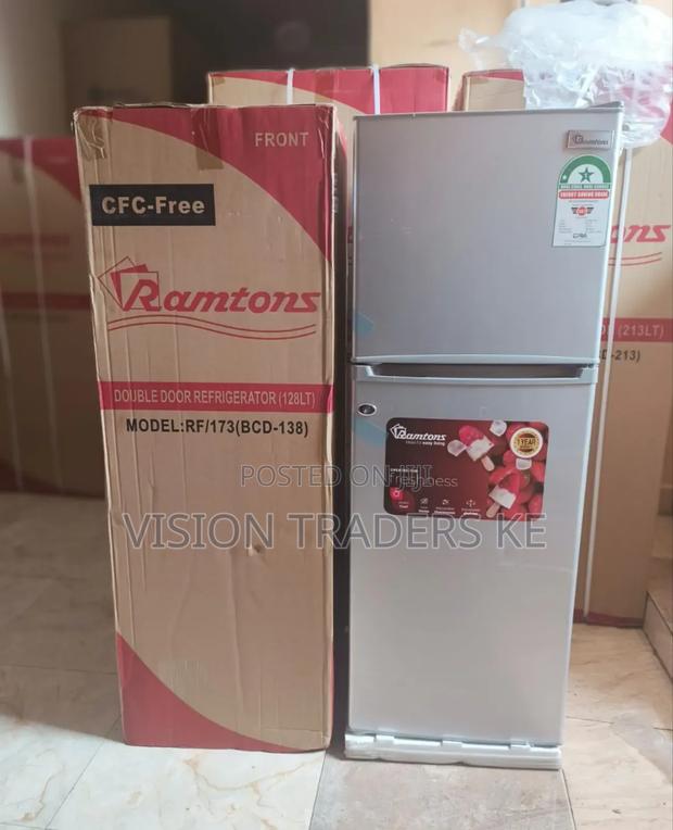 Ramtons 173l Double Door Refrigerator